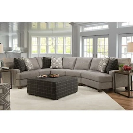 Sectional Sofa with Piano Chaise